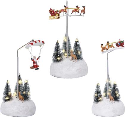 ΧΡΙΣΤΟΥΓΕΝΝΙΑΤΙΚΟ ΔΙΑΚΟΣΜΗΤΙΚΟ ΜΕ MICRO LED 10,7 X 10,7 X 22,5 CM - 489073 KAEMINGK