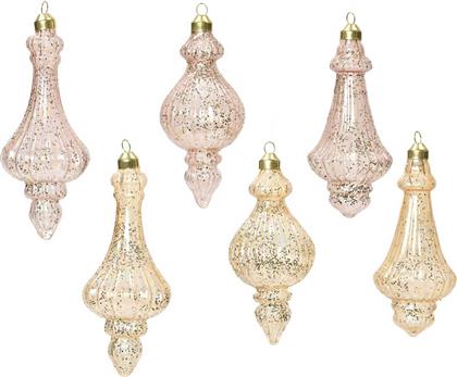 ΧΡΙΣΤΟΥΓΕΝΝΙΑΤΙΚΟ ΓΥΑΛΙΝΟ ΣΤΟΛΙΔΙ 15 X 6 X 6 CM - 70099 KAEMINGK