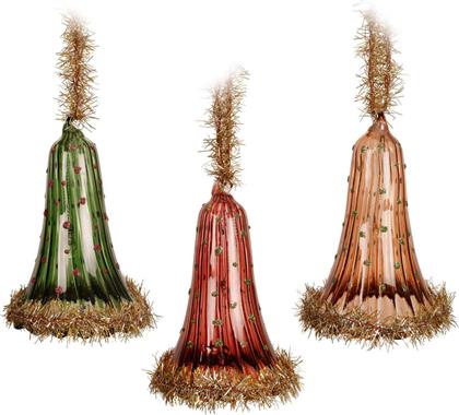 ΧΡΙΣΤΟΥΓΕΝΝΙΑΤΙΚΟ ΓΥΑΛΙΝΟ ΣΤΟΛΙΔΙ ''BELL'' 7 X 9,5 CM - 122230 KAEMINGK