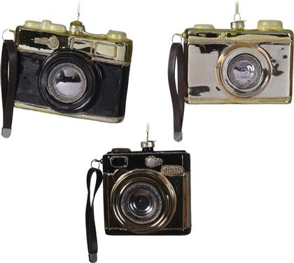 ΧΡΙΣΤΟΥΓΕΝΝΙΑΤΙΚΟ ΓΥΑΛΙΝΟ ΣΤΟΛΙΔΙ ''CAMERA'' 12,4 X 4,3 X 8,7 CM - 121149 KAEMINGK