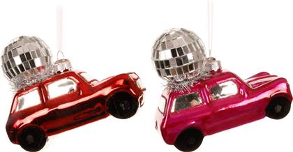 ΧΡΙΣΤΟΥΓΕΝΝΙΑΤΙΚΟ ΓΥΑΛΙΝΟ ΣΤΟΛΙΔΙ ''CAR DISCO BALL'' 9,9 X 4,7 X 8,3 CM - 121817 KAEMINGK