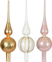 ΧΡΙΣΤΟΥΓΕΝΝΙΑΤΙΚΟ ΓΥΑΛΙΝΟ ΣΤΟΛΙΔΙ ΓΙΑ ΚΟΡΥΦΗ 8 X 31 CM - 170239 KAEMINGK