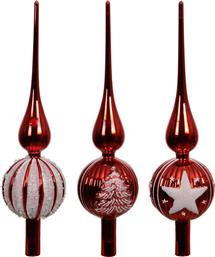 ΧΡΙΣΤΟΥΓΕΝΝΙΑΤΙΚΟ ΓΥΑΛΙΝΟ ΣΤΟΛΙΔΙ ΓΙΑ ΚΟΡΥΦΗ 8 X 31 CM - 174319 KAEMINGK