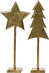 ΧΡΙΣΤΟΥΓΕΝΝΙΑΤΙΚΟ ΜΕΤΑΛΛΙΚΟ ΔΙΑΚΟΣΜΗΤΙΚΟ 70 X 30 X 13 CM - 386402 KAEMINGK