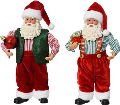 ΧΡΙΣΤΟΥΓΕΝΝΙΑΤΙΚΟ ΠΛΑΣΤΙΚΟ ΔΙΑΚΟΣΜΗΤΙΚΟ ''SANTA HOLDING DRUM/BAUBLE'' 14 X 8 X 23 CM - 537987 KAEMINGK