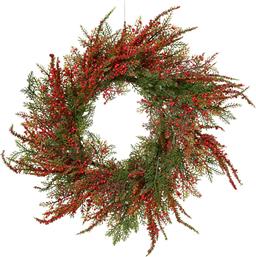 ΧΡΙΣΤΟΥΓΕΝΝΙΑΤΙΚΟ ΣΤΕΦΑΝΙ ''LUSHY BERRY'' 50 X 10 CM - 681554 KAEMINGK