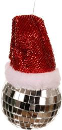 ΧΡΙΣΤΟΥΓΕΝΝΙΑΤΙΚΟ ΣΤΟΛΙΔΙ ''DISCO BALL WITH HAT'' 8 CM - 537324 KAEMINGK