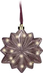 ΧΡΙΣΤΟΥΓΕΝΝΙΑΤΙΚΟ ΣΤΟΛΙΔΙ ΜΕ MICRO LED ''FLOWER'' 19 X 19 X 8 CM - 489463 KAEMINGK