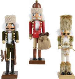 ΧΡΙΣΤΟΥΓΕΝΝΙΑΤΙΚΟ ΞΥΛΙΝΟ ΔΙΑΚΟΣΜΗΤΙΚΟ ΚΑΡΥΟΘΡΑΥΣΤΗΣ 38 X 9 X 7 CM - 463390 KAEMINGK