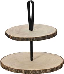 ΧΡΙΣΤΟΥΓΕΝΝΙΑΤΙΚΟΣ ΞΥΛΙΝΟΣ ΔΙΩΡΟΦΟΣ ΔΙΣΚΟΣ ΣΕΡΒΙΡΙΣΜΑΤΟΣ ''36 X 36 CM - 708292 KAEMINGK