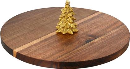 ΞΥΛΟ ΚΟΠΗΣ ΜΕ ΧΡΙΣΤΟΥΓΕΝΝΙΑΤΙΚΗ ΔΙΑΚΟΣΜΗΣΗ 9,5 X 28 CM - 708403 KAEMINGK