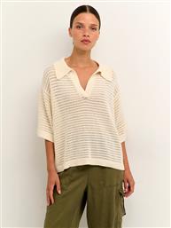 POLO HELLA 10507466 ΛΕΥΚΟ LOOSE FIT KAFFE