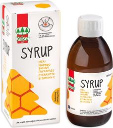 CLASSIC SYRUP ΣΥΜΠΛΗΡΩΜΑ ΔΙΑΤΡΟΦΗΣ ΜΕ ΜΕΛΙ, ΕΚΧΥΛΙΣΜΑΤΑ ΒΟΤΑΝΩΝ & ΒΙΤΑΜΙΝΗ C ΣΕ ΠΟΣΙΜΟ ΥΓΡΟ ΓΙΑ ΕΝΙΣΧΥΣΗ ΤΟΥ ΑΝΟΣΟΠΟΙΗΤΙΚΟΥ & ΑΝΑΚΟΥΦΙΣΗ ΤΟΥ ΕΡΕΘΙΣΜΕΝΟΥ ΛΑΙΜΟΥ & ΒΗΧΑ ΜΕ ΕΥΧΑΡΙΣΤΗ ΓΕΥΣΗ 200ML KAISER