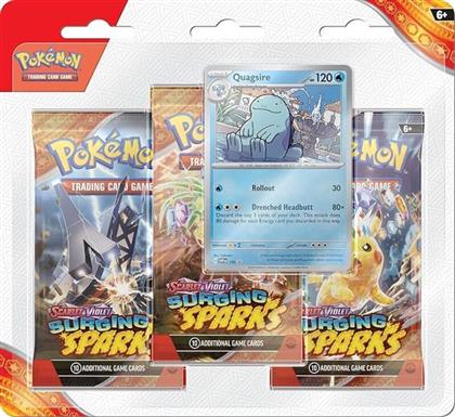 POKEMON:SV8 SURGING SPARKS 3-BOOSTER BLISTER-2 ΣΧΕΔΙΑ (POK859380) KAISSA από το MOUSTAKAS