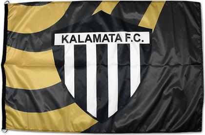ΣΗΜΑΙΑ 110CM X70CM - ΜΑΥΡΟ/ΧΡΥΣΟ KALAMATA FC