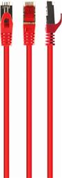 ΚΑΛΩΔΙΟ ETHERNET GEMBIRD S/FTP CAT6 0.5M ΚΟΚΚΙΝΟ
