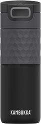 ΘΕΡΜΟΣ ETNA STAINLESS STEEL THERMOS 3-IN-1 SNAP-CLEAN 500ML BLACK KAMBUKKA