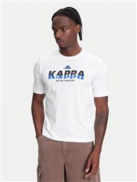 T-SHIRT 351U8KW 001 ΛΕΥΚΟ REGULAR FIT KAPPA