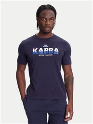 T-SHIRT 351U8KW 193 ΣΚΟΥΡΟ ΜΠΛΕ REGULAR FIT KAPPA
