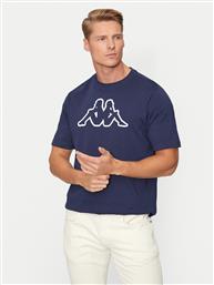 T-SHIRT LOGO KORPO CROMEN 303HZ70 ΣΚΟΥΡΟ ΜΠΛΕ REGULAR FIT KAPPA