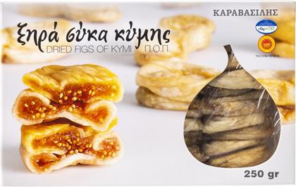 ΞΗΡΑ ΣΥΚΑ ΚΥΜΗΣ ΠΟΠ 250G ΚΑΡΑΒΑΣΙΛΗΣ