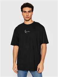 T-SHIRT SMALL SIGNATURE 6060584 ΜΑΥΡΟ REGULAR FIT KARL KANI