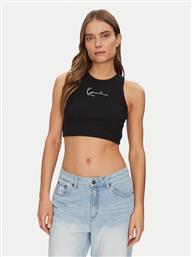 ΤΟΠ 6131303 ΜΑΥΡΟ CROPPED FIT KARL KANI