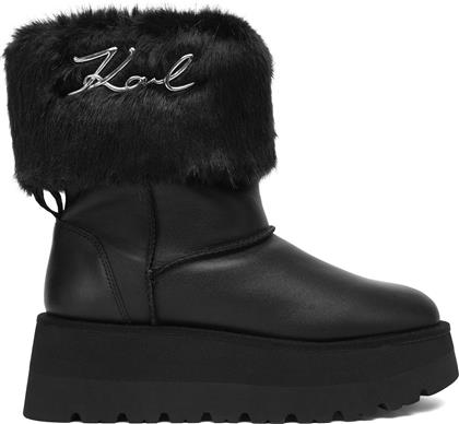 ΜΠΟΤΕΣ ΧΙΟΝΙΟΥ KL48655 ΜΑΥΡΟ KARL LAGERFELD