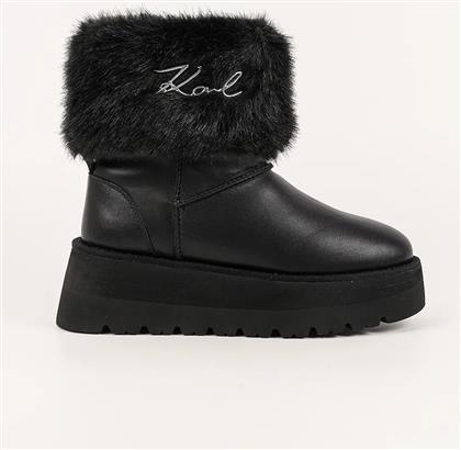 ΜΠΟΤΕΣ ΧΙΟΝΙΟΥ SKYLAR ΧΡΩΜΑ: ΜΑΥΡΟ, KL48655 KARL LAGERFELD