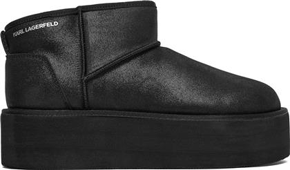 ΜΠΟΤΕΣ ΧΙΟΝΙΟΥ THERMO KL48523 ΜΑΥΡΟ KARL LAGERFELD