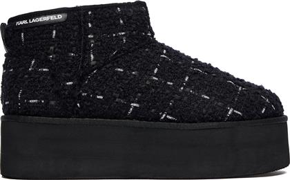 ΜΠΟΤΕΣ ΧΙΟΝΙΟΥ THERMO KL48523A ΜΑΥΡΟ KARL LAGERFELD