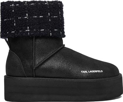 ΜΠΟΤΕΣ ΧΙΟΝΙΟΥ THERMO KL48552 ΜΑΥΡΟ KARL LAGERFELD