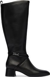 ΜΠΟΤΕΣ KL30375 ΜΑΥΡΟ KARL LAGERFELD
