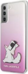 COVER CHOUPETTE FUN FOR SAMSUNG GALAXY S21 5G G991 GRADIENT PINK KARL LAGERFELD