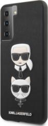 COVER SAFFIANO K&C HEADS FOR SAMSUNG GALAXY S21+ 5G G996 BLACK KARL LAGERFELD