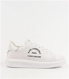 ΔΕΡΜΑΤΙΝΑ ΑΘΛΗΤΙΚΑ ΠΑΠΟΥΤΣΙΑ KAPRI KL ΧΡΩΜΑ: ΑΣΠΡΟ, KL52536K KARL LAGERFELD