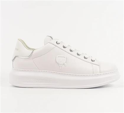 ΔΕΡΜΑΤΙΝΑ ΑΘΛΗΤΙΚΑ ΠΑΠΟΥΤΣΙΑ KAPRI NFT ΧΡΩΜΑ: ΑΣΠΡΟ, KL52570N KARL LAGERFELD