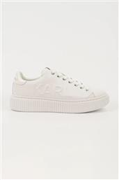 ΔΕΡΜΑΤΙΝΑ ΑΘΛΗΤΙΚΑ ΠΑΠΟΥΤΣΙΑ KAPRIKA ΧΡΩΜΑ: ΑΣΠΡΟ, KL24225 KARL LAGERFELD