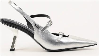 ΔΕΡΜΑΤΙΝΕΣ ΓΟΒΕΣ KARMEL ΧΡΩΜΑ: ΑΣΗΜΙ, KL33623 KARL LAGERFELD