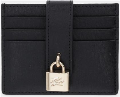 ΔΕΡΜΑΤΙΝΗ ΘΗΚΗ ΓΙΑ ΚΑΡΤΕΣ K/AUTOGRAPH ΧΡΩΜΑ: ΜΑΥΡΟ, B1W32025 KARL LAGERFELD