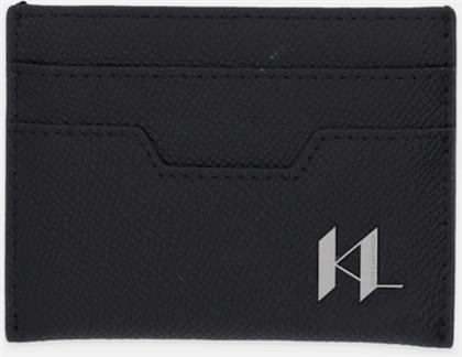 ΔΕΡΜΑΤΙΝΗ ΘΗΚΗ ΓΙΑ ΚΑΡΤΕΣ K/MONOGRAM ΧΡΩΜΑ: ΜΑΥΡΟ, A3M30181 KARL LAGERFELD