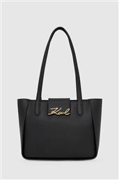 ΔΕΡΜΑΤΙΝΗ ΤΣΑΝΤΑ ΧΡΩΜΑ: ΜΑΥΡΟ, A4W30066 KARL LAGERFELD
