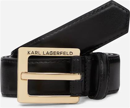 ΔΕΡΜΑΤΙΝΗ ΖΩΝΗ ΧΡΩΜΑ: ΜΑΥΡΟ, A1W33147 KARL LAGERFELD από το ANSWEAR