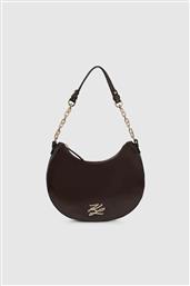 ΓΥΝΑΙΚΕΙΑ ΔΕΡΜΑΤΙΝΗ ΤΣΑΝΤΑ ΩΜΟΥ ''K/AUTOGRAPH SMALL'' - A4W30104 ΜΑΥΡΟ KARL LAGERFELD