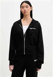 ΜΠΛΟΥΖΑ ΧΡΩΜΑ: ΜΑΥΡΟ, ΜΕ ΚΟΥΚΟΥΛΑ, B1W20062 KARL LAGERFELD