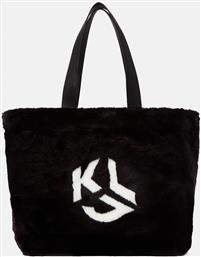 FUR LOGO TOTE (ΔΙΑΣΤΑΣΕΙΣ: 20 X 12 X 7 ΕΚ.) KARL LAGERFELD