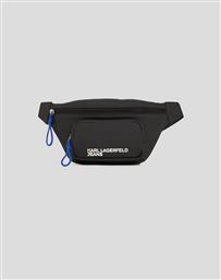 KLJ COATED PU BUMBAG (ΔΙΑΣΤΑΣΕΙΣ; 18 X 16 X 8ΕΚ.) KARL LAGERFELD