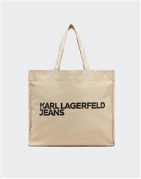 KLJ EW LOGO SHOPPER (ΔΙΑΣΤΑΣΕΙΣ: 44.5 X 38 X 19ΕΚ.) KARL LAGERFELD