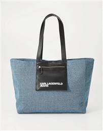 KLJ EW POCKET SHOPPER DENIM (ΔΙΑΣΤΑΣΕΙΣ: 33 X 53 X 15ΕΚ.) KARL LAGERFELD