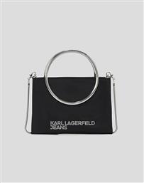 KLJ PARTY SATIN BAG (ΔΙΑΣΤΑΣΕΙΣ: 34 X 34 X 15ΕΚ.) KARL LAGERFELD